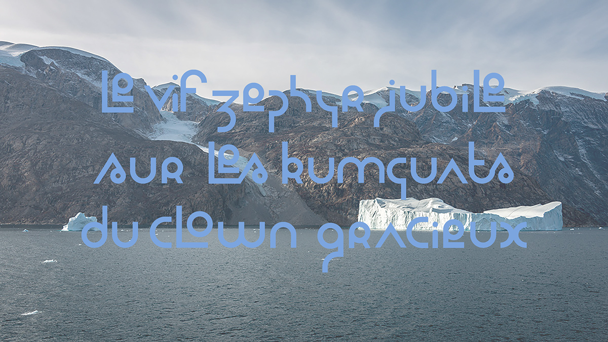 Inuit Greenland Typeface font cultural