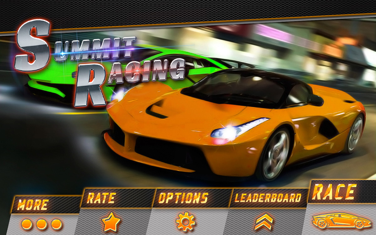 Racing Game UI design ui design UI game ui Racing