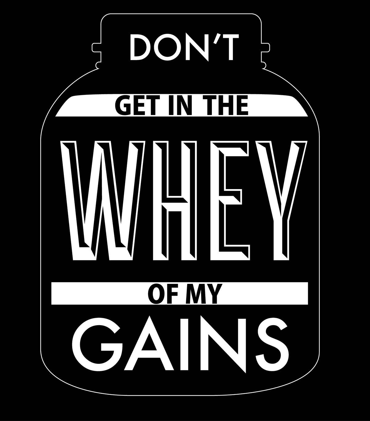 whey gains gym fitness Health muscle workout Tshirt Design protein