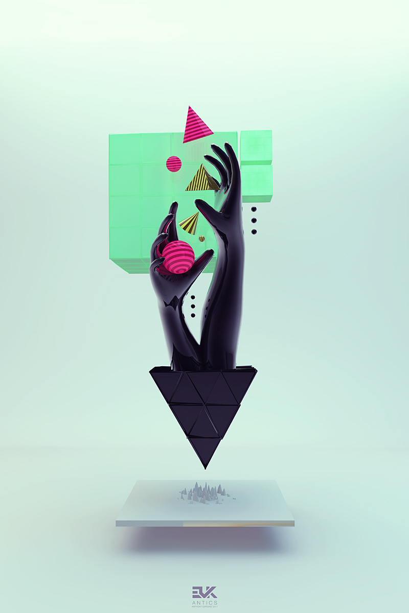 Anthony Gargasz digital art 3D modeling Evoke One evokeone