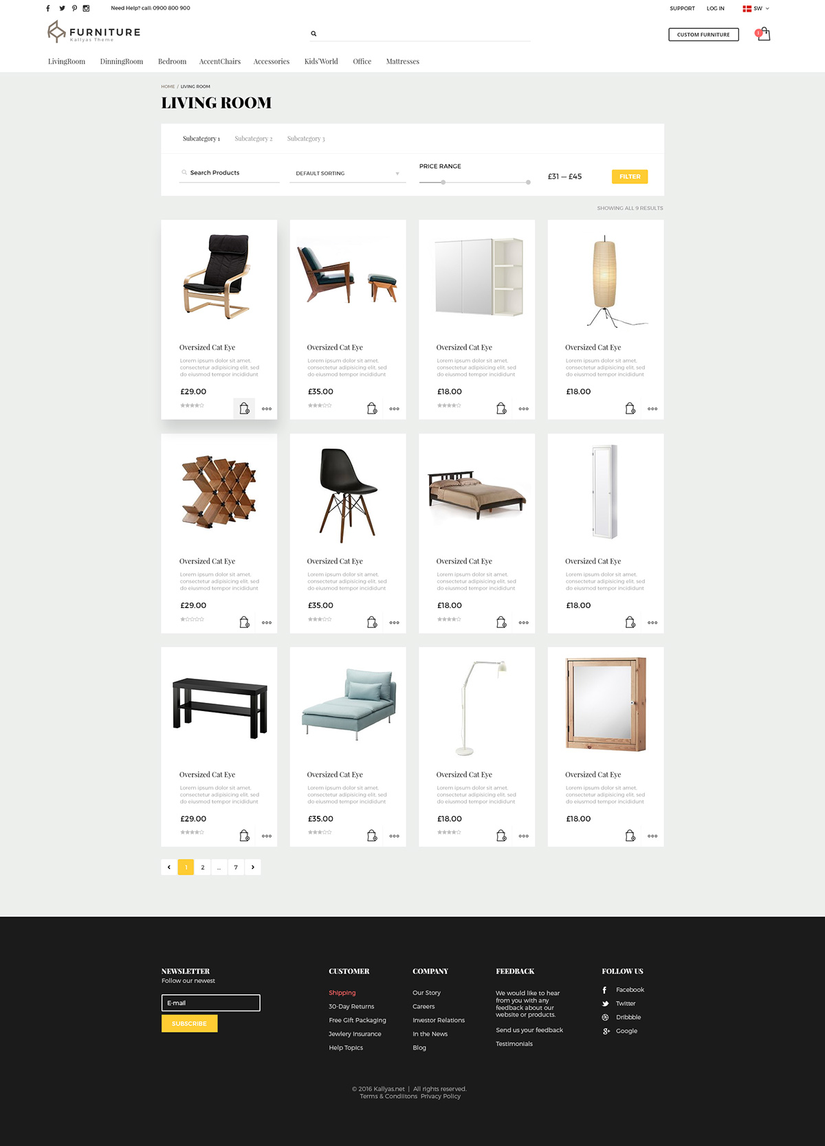 furniture Interior design Website ux UI wordpress Responsive shop Ecommerce One Page admin agency business portfolio