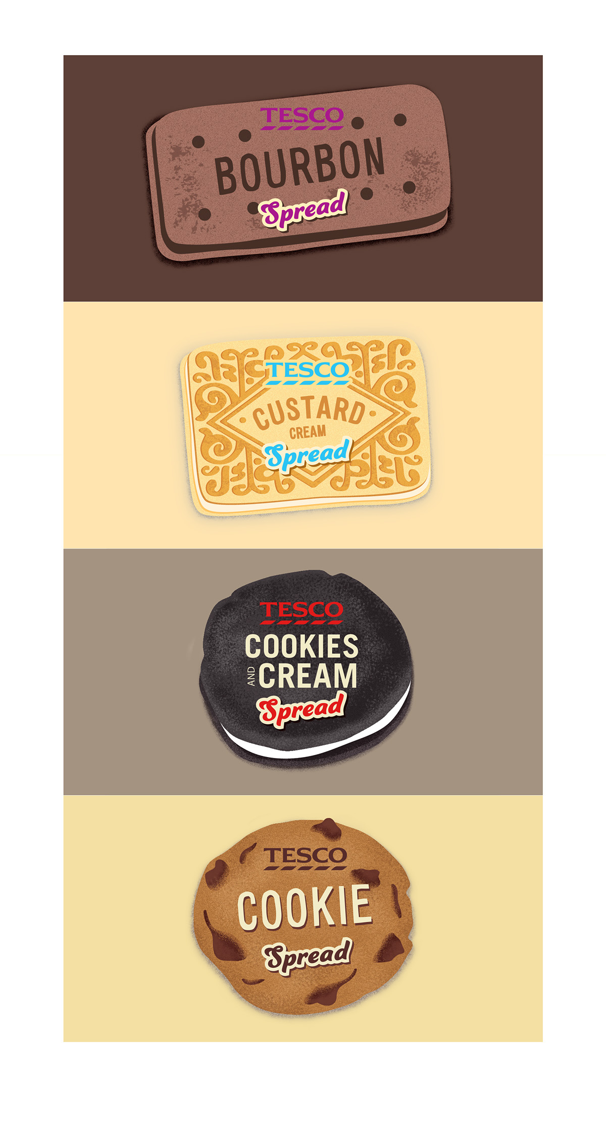 Tesco biscuit spreads
