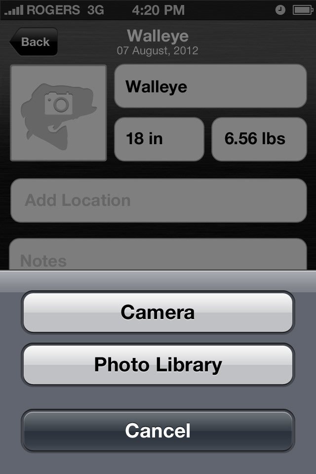iphone app fishing fish weight gauge