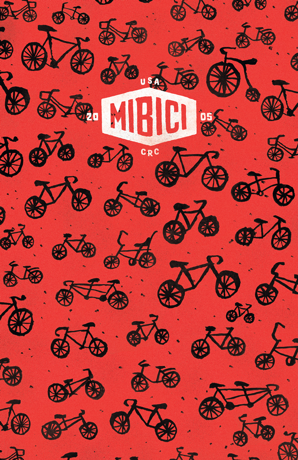 bycicle Bike mibici bicicleta non-profit usa Costa Rica reuse social bikes LatinAmerica latino lettering recycle