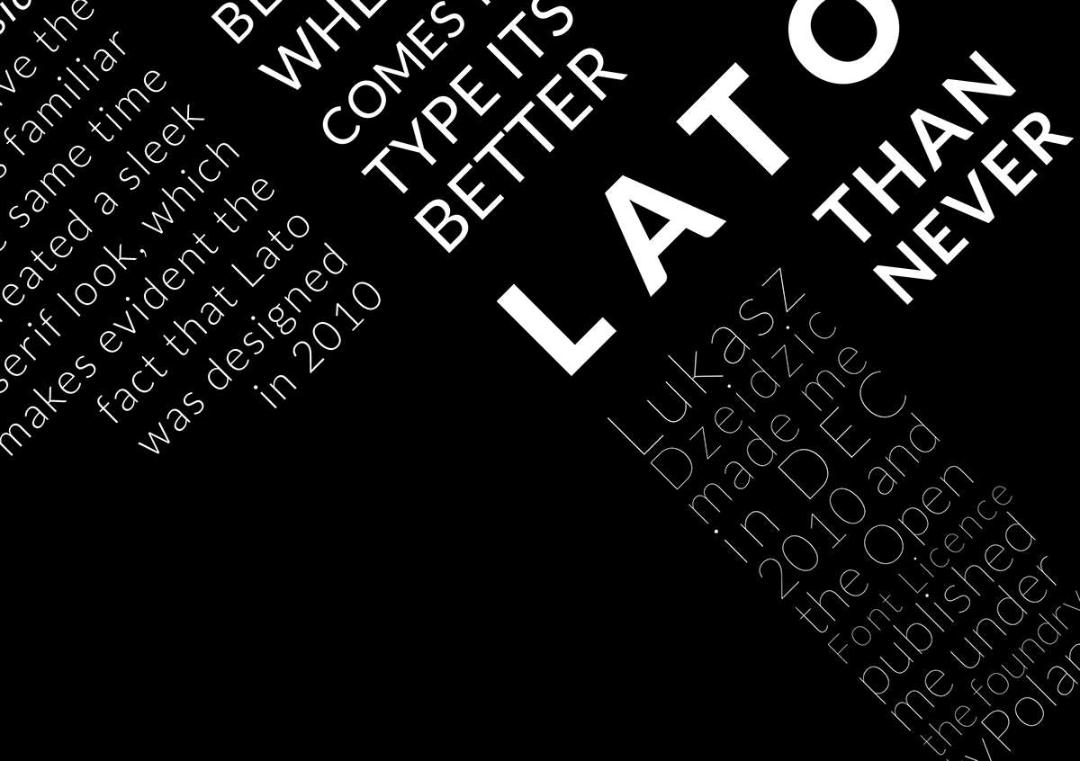 type fonts font flag type specimen sheet black and white lato brochure bauhaus monochrome Angles grid