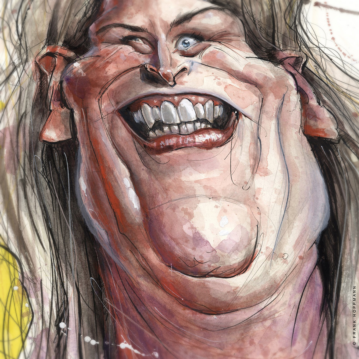 portrait karikatur caricature   Satiric Parody humour Politicans satire magazine editorial