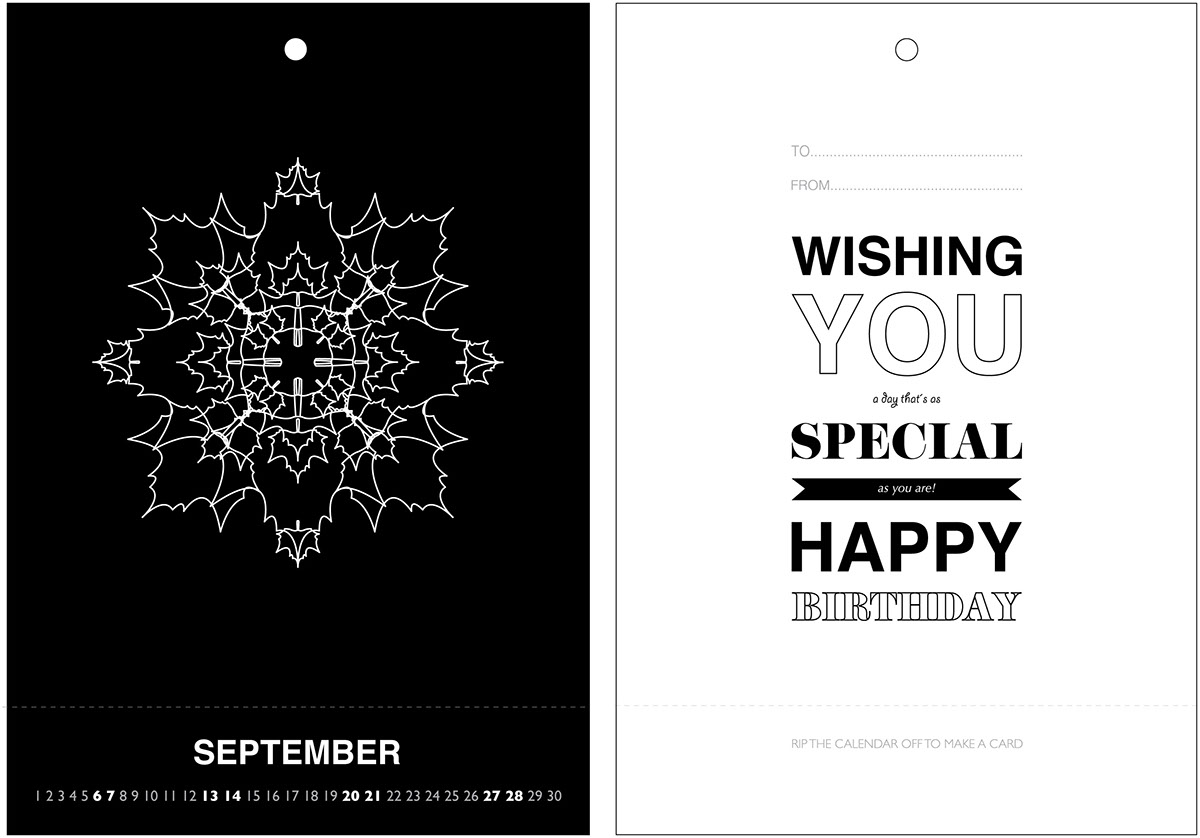 calendar black and white Mandalas card symmetry gift vector symbol black White circle winter summer spring Fall