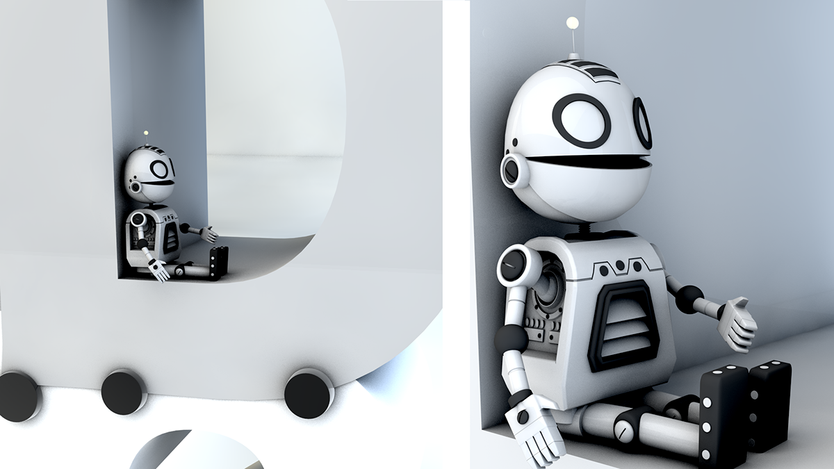 robot  modelling Character Modelling 3D Modelling 3D cinema4d texture illumination design  Character Design  3D design 3D Robot