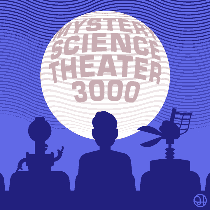 animation  motion graphics  sci-fi Movies 80s pop culture gif mystery science theater B Movies