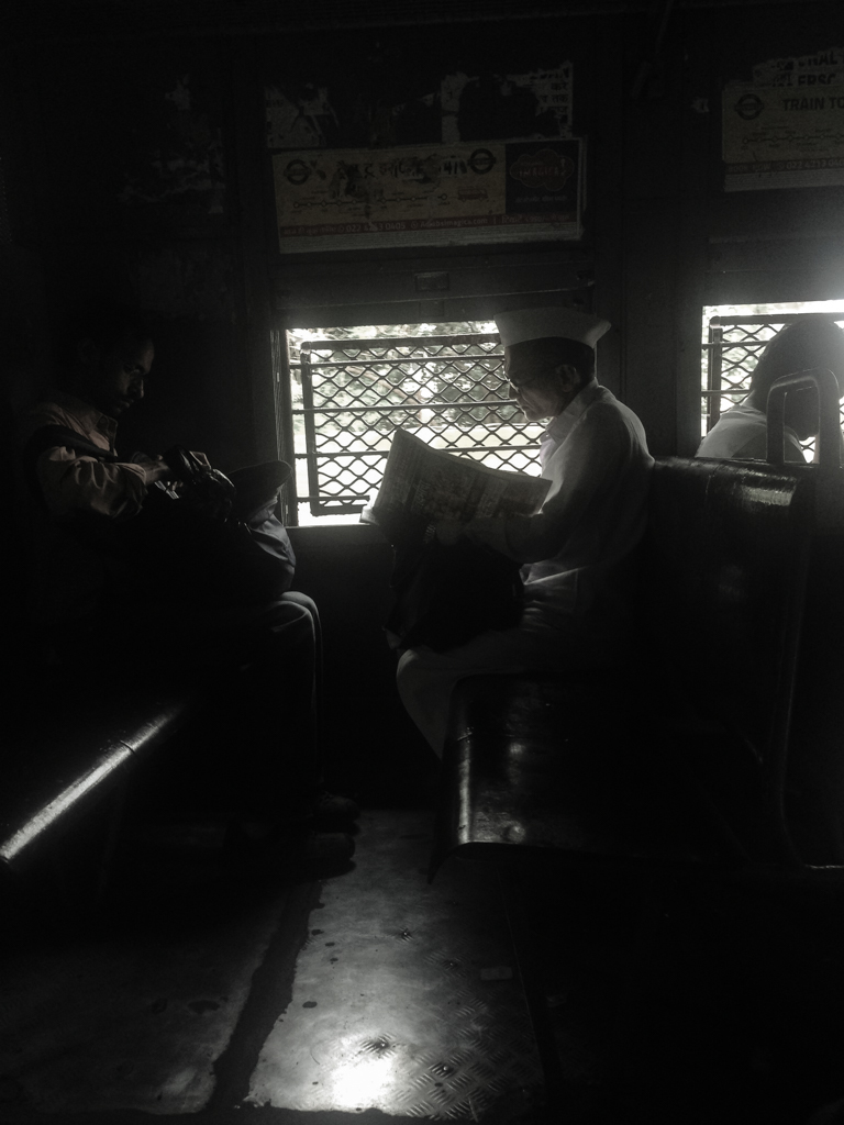 Newspaper reading in MUMBAI