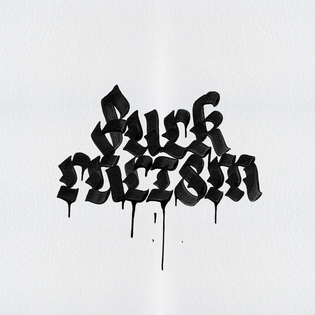 Blackletter brush Calligraphy   HAND LETTERING handmade instagram lettering Quotes typography  