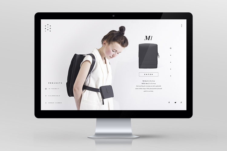 Web Webdesign minimal Minimalism bags fashiondesign barcelona photo video product logo identity