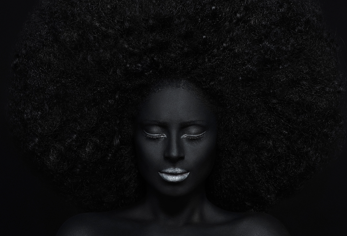 studio black blackpower girl model personal beauty