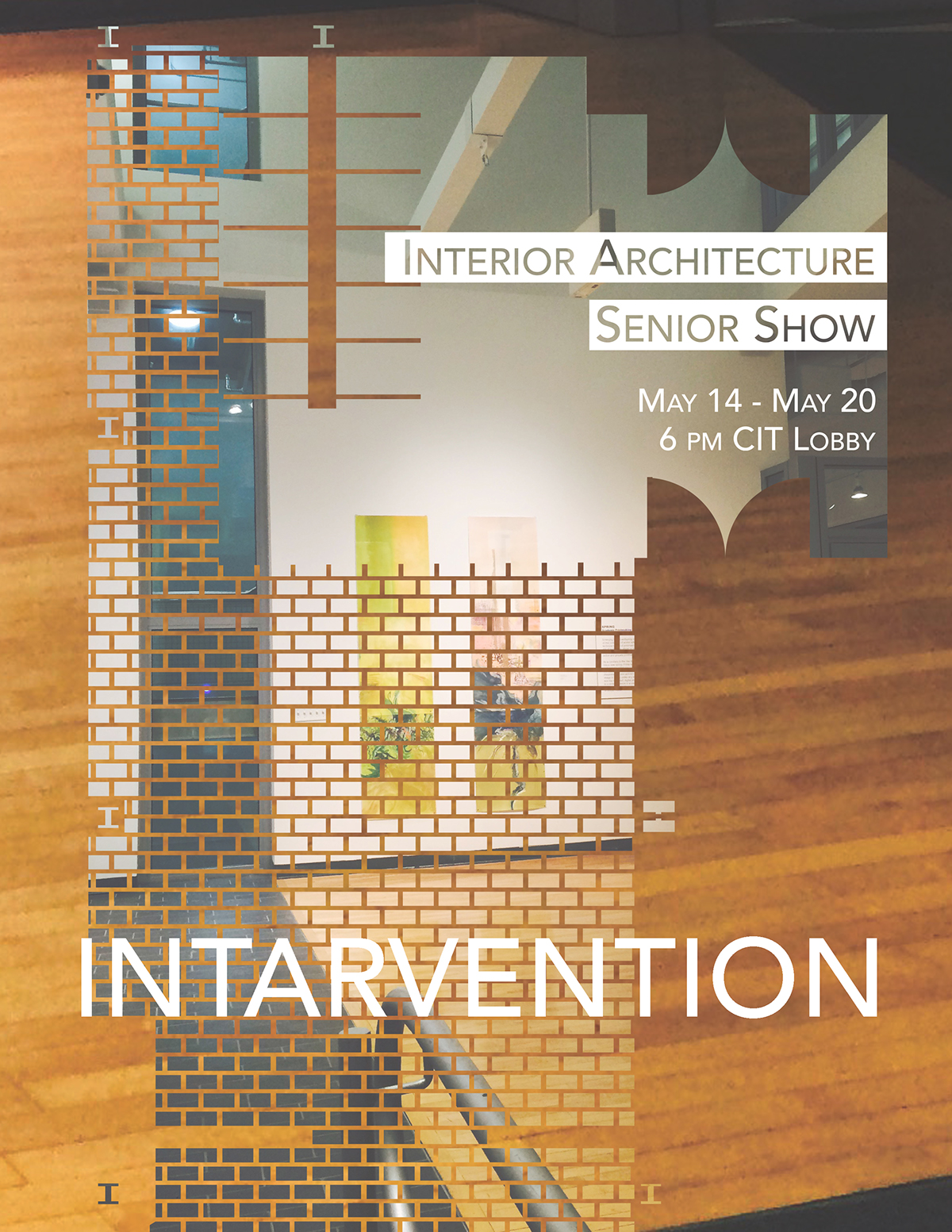 installation laser cut suspention intervention adaptive reuse IntAr risd spring Interior Architecture Senior Show