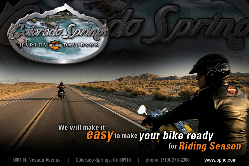 Harley Davidson Harley-Davidson motorcycle motorcycles dark ride road direct mailer print
