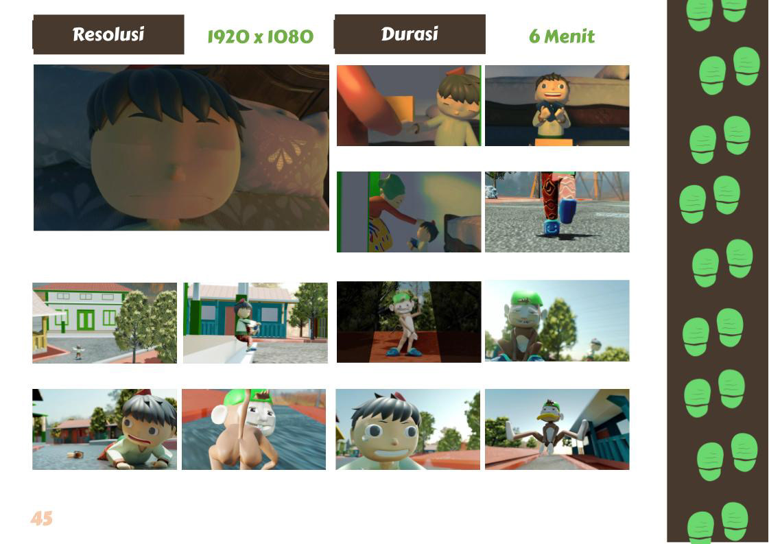 animation  3D blender kids Character design 