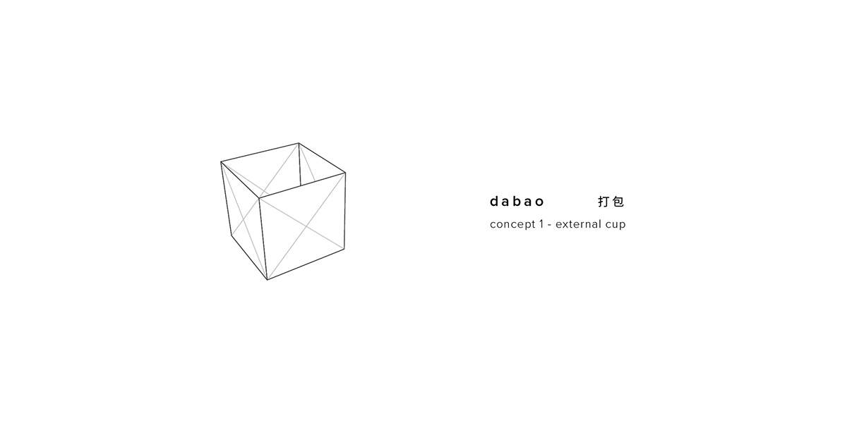 dabao package paper 2D user instruction cup plastic