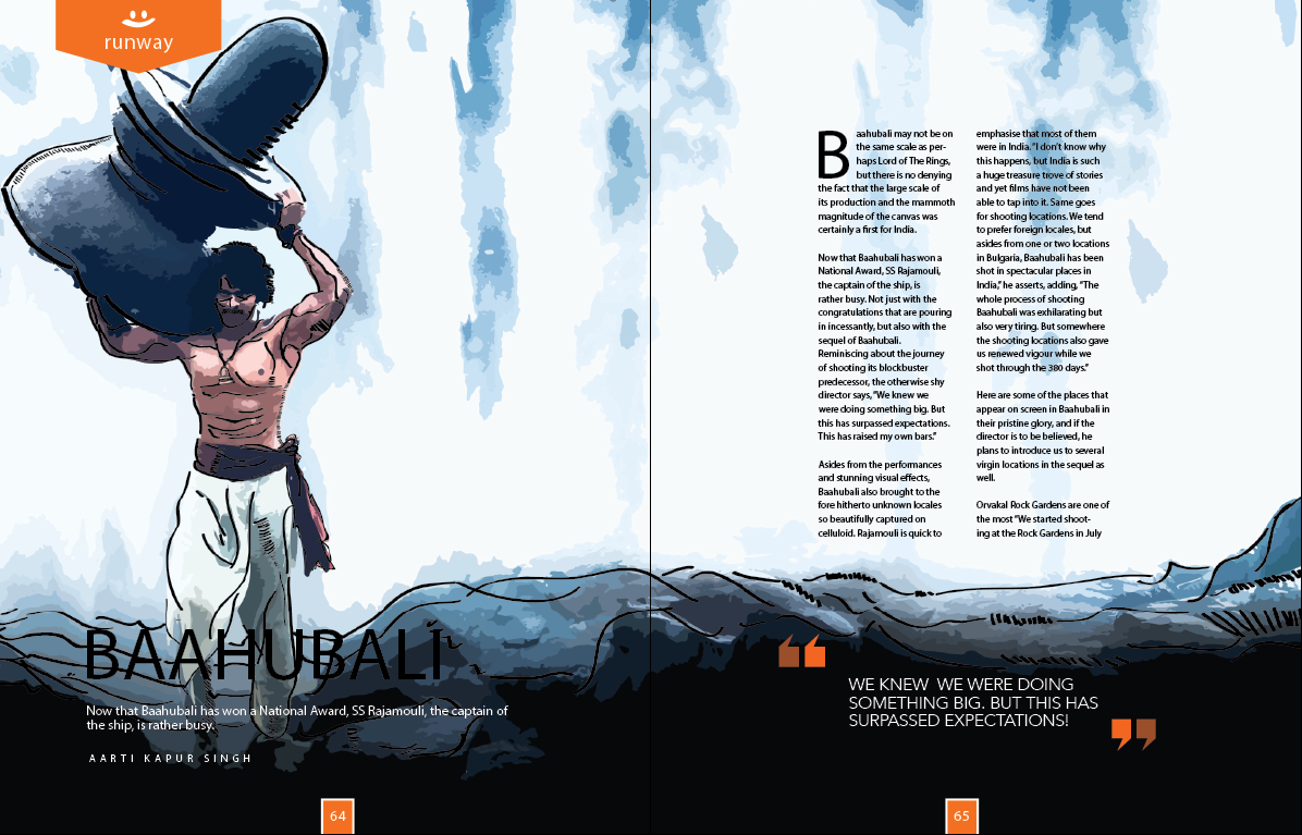 illustrations Coverstory layouts magazines spreads