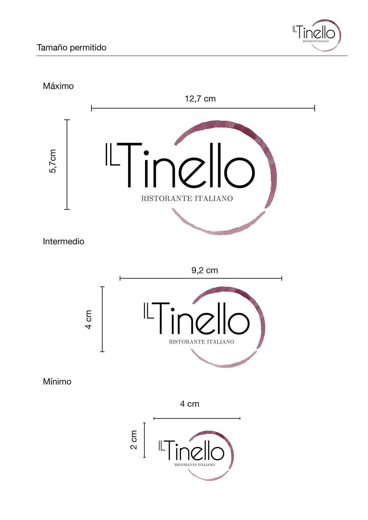restaurante italiano diseño gráfico restaurant italian restaurant logo Creación de marca
