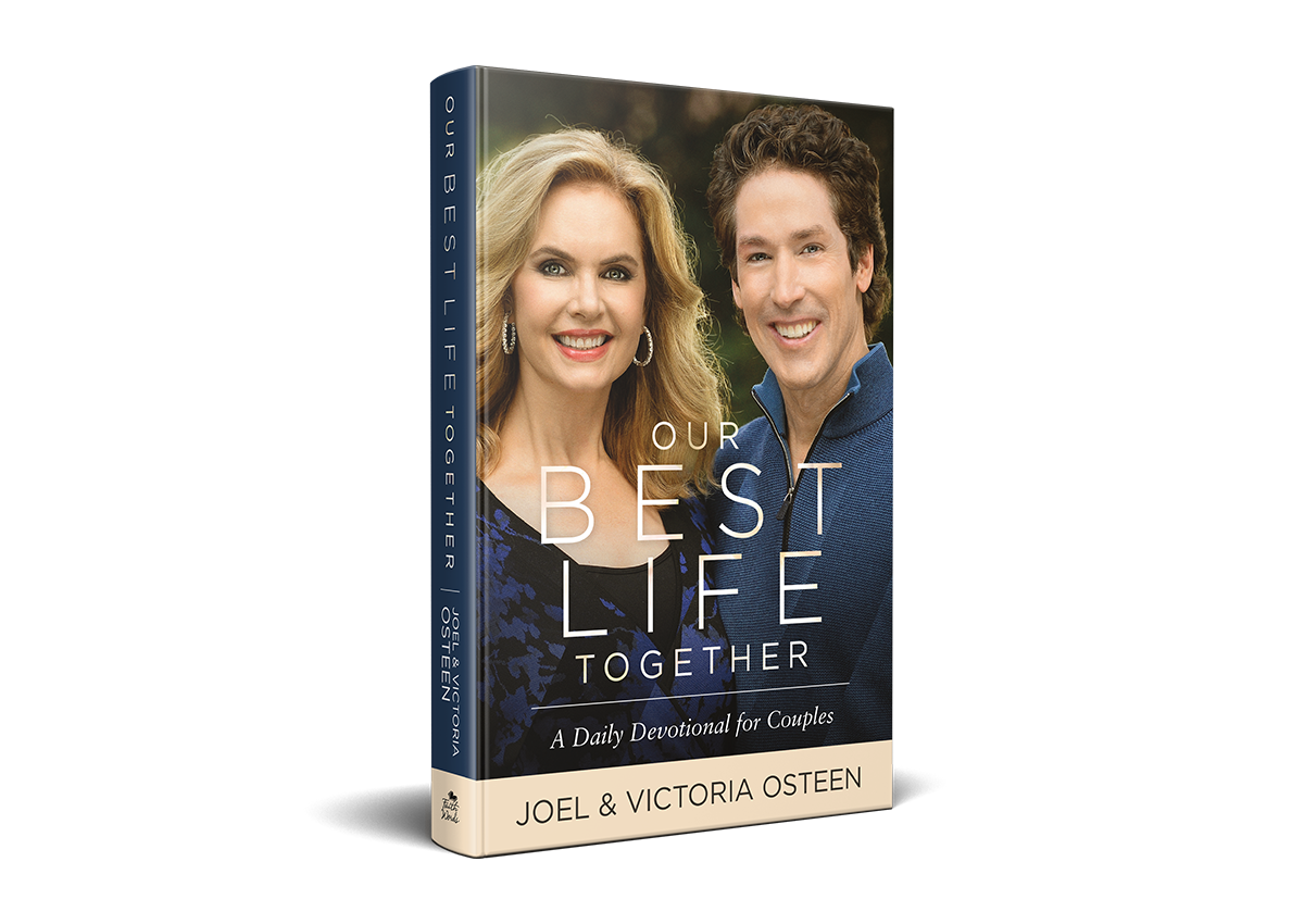 book cover book typography   devotional Christian joel osteen Ministry church