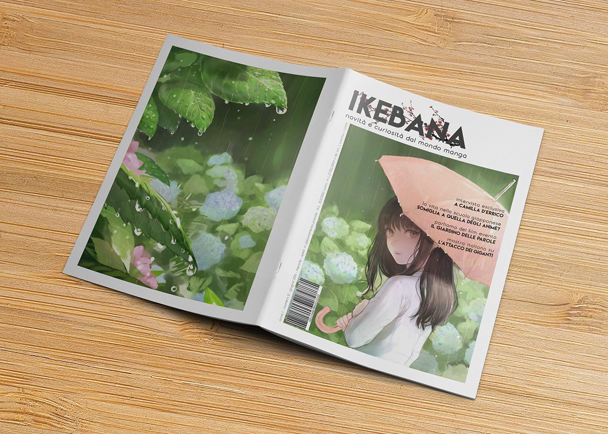 manga magazine School Project ied ikebana