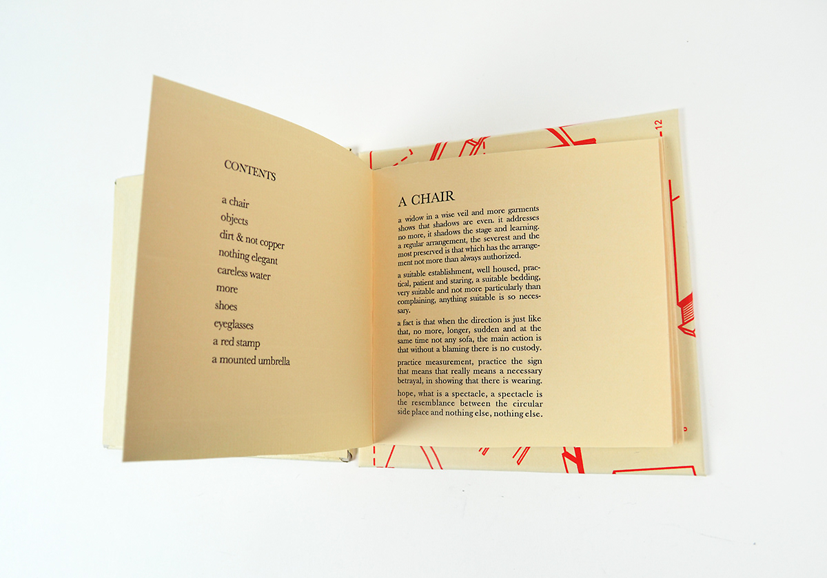 book design Anthology gertrude stein
