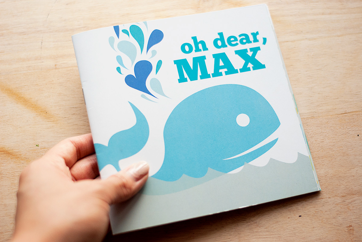 children's book bilingual Whale MAX