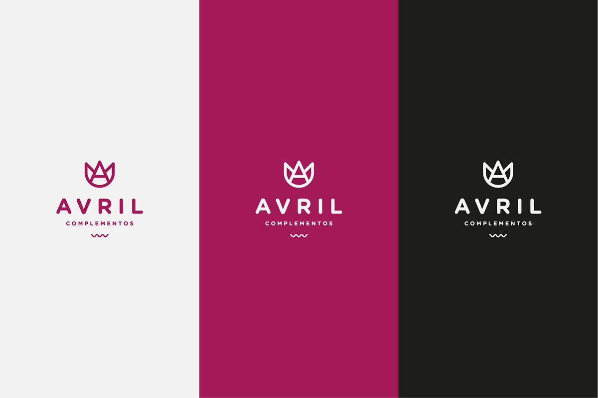 Corporate Design pattern Flowers pink logo identity shop