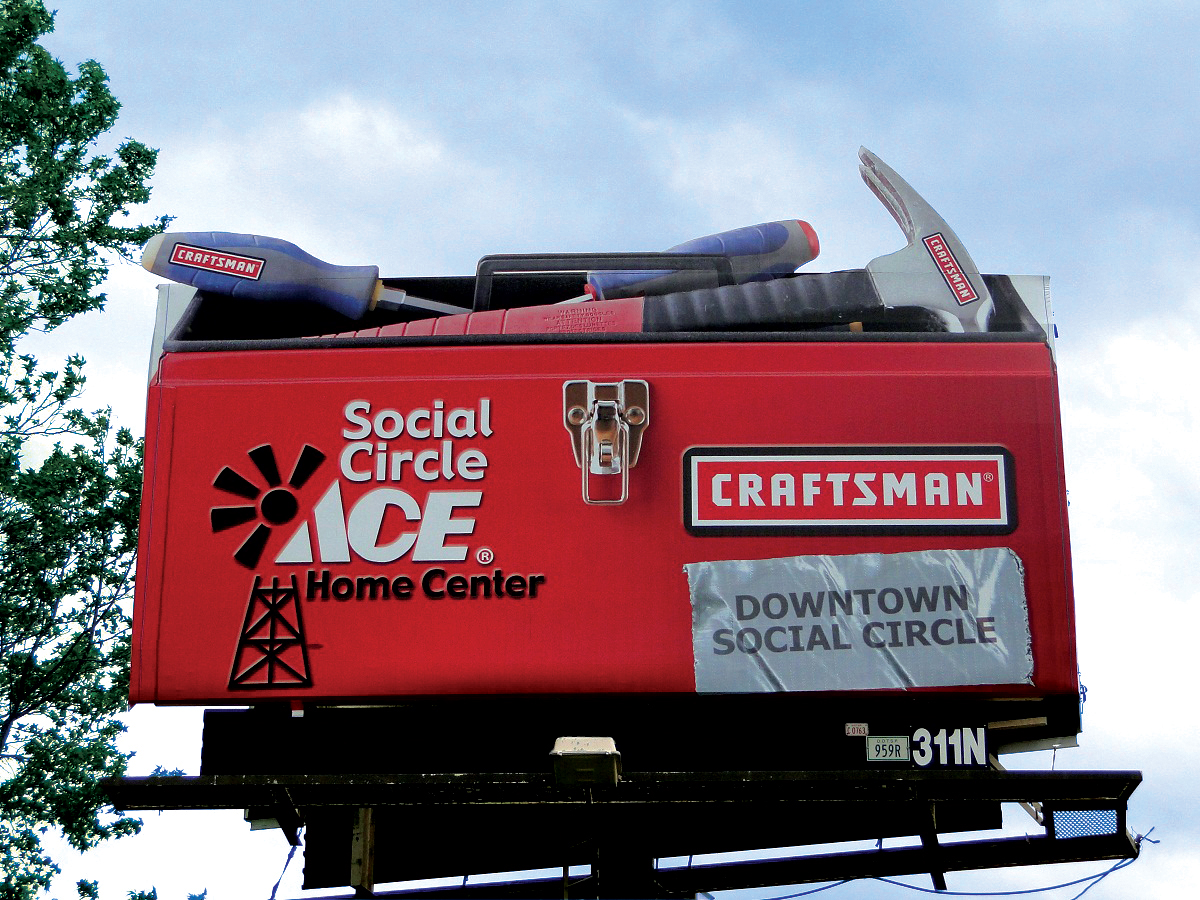 Outdoor creative  billboard  award ADDY  obie graphics