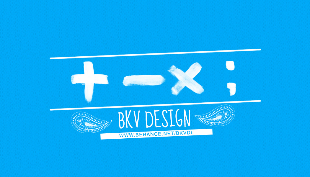 business card bkv design blue