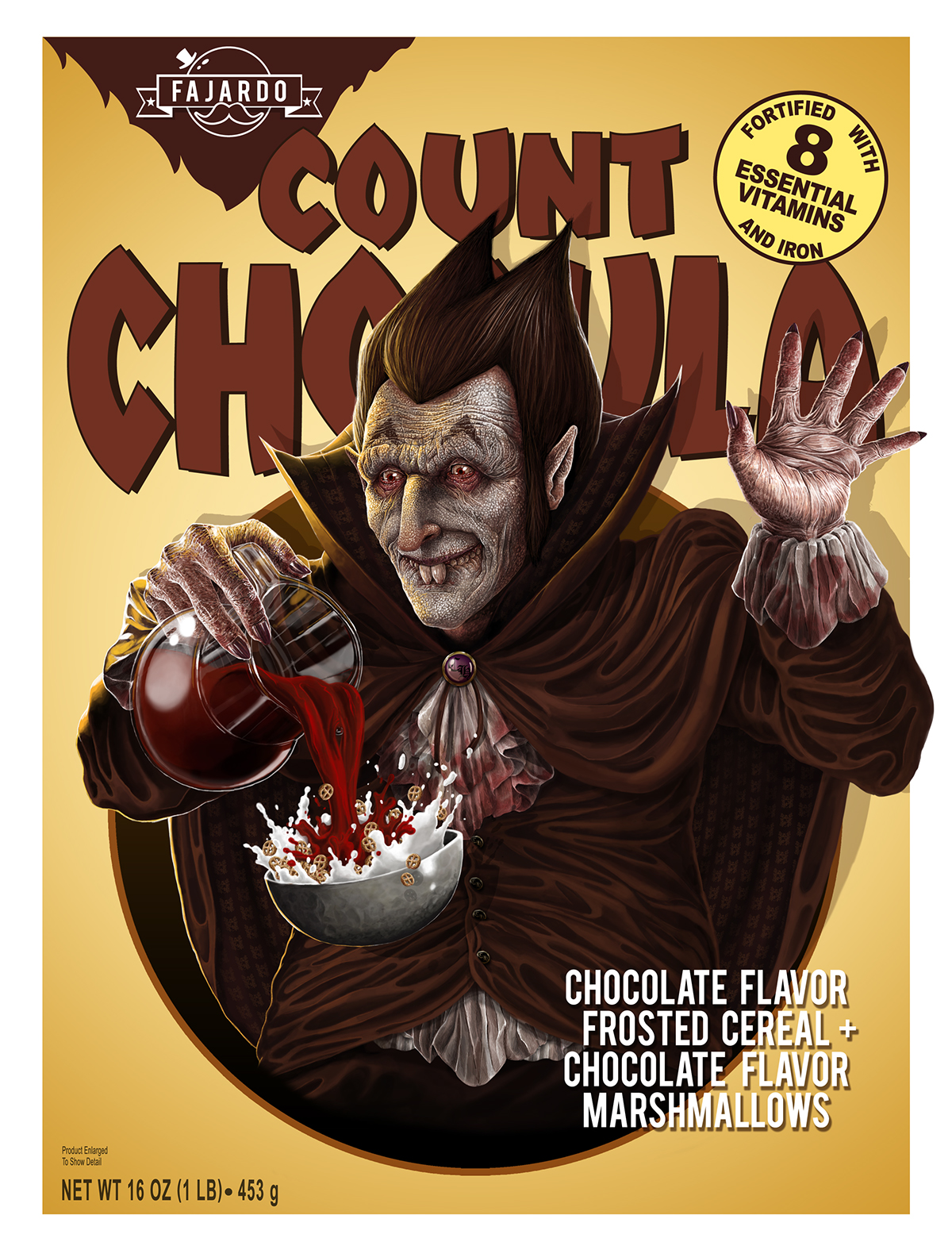 Cereal count chocula Character Serie print lima peru