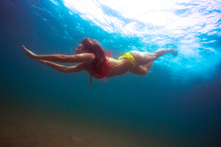 swimwear model Surf sea Ocean underwater sexy lifestyle freediving portrait sports woman bikinis