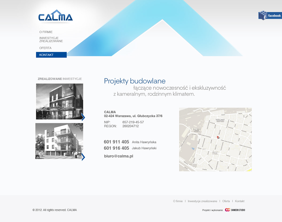 Web design  developer buildings  apartament   clean  blue White  grey pure light  fresh premium classy  website