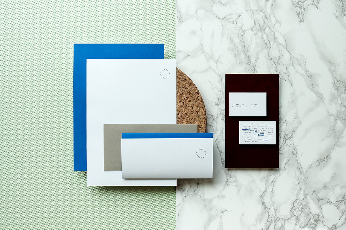 Corporate Identity set design  Photography  Creative Direction  fine paper green stationary Website Webdesign