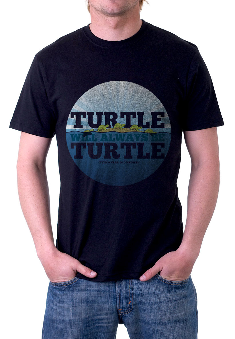 shirt print Turtle evolution Fun