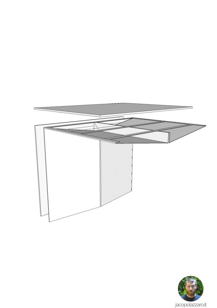 table minimal desk Wired