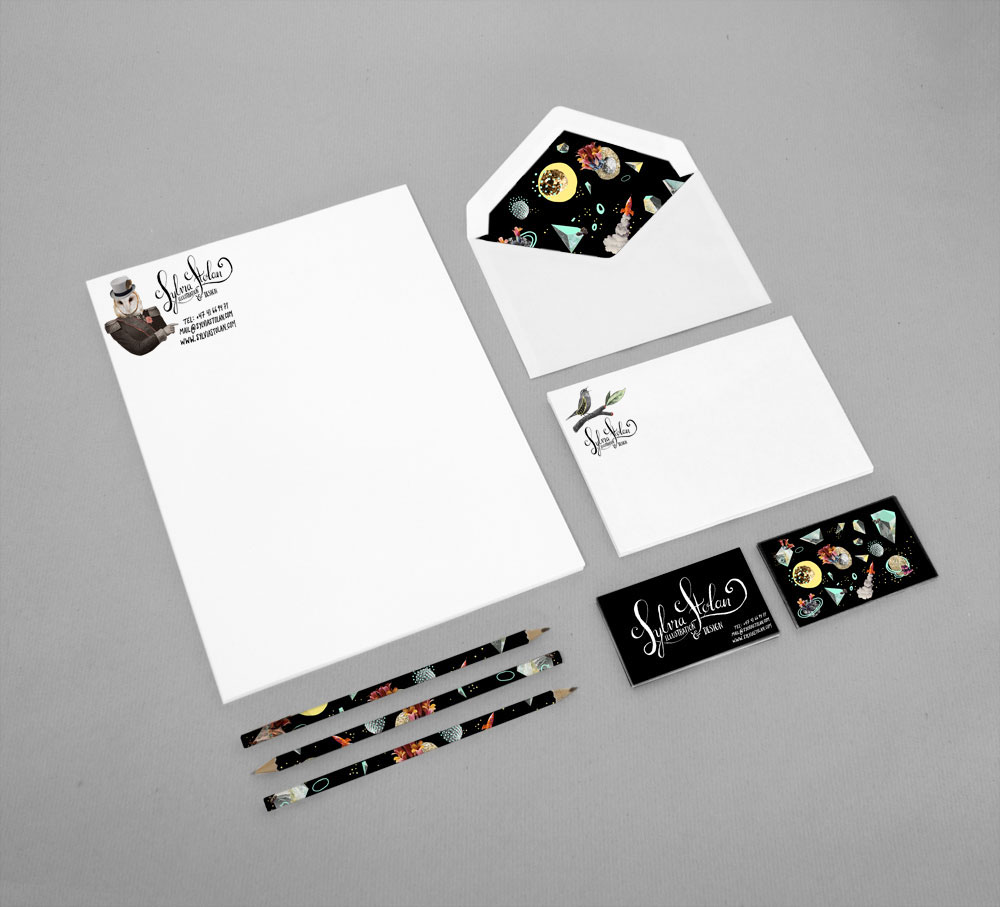 Self Promotion CV buisness card letter head gif animation visual identity