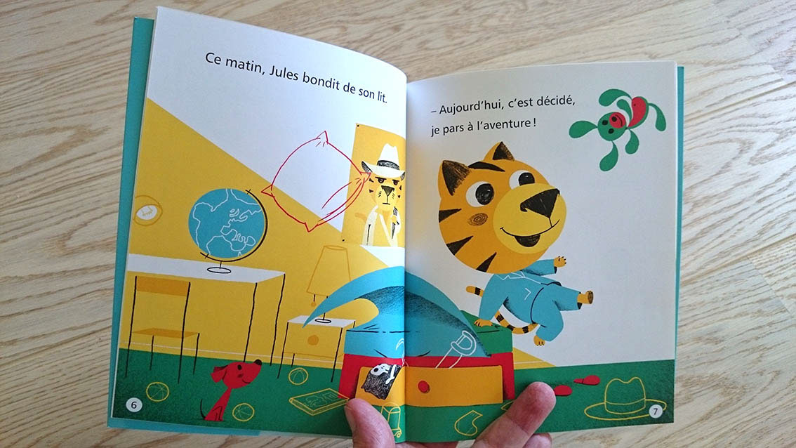 tiger children children's book children's illustration Editorial Illustration