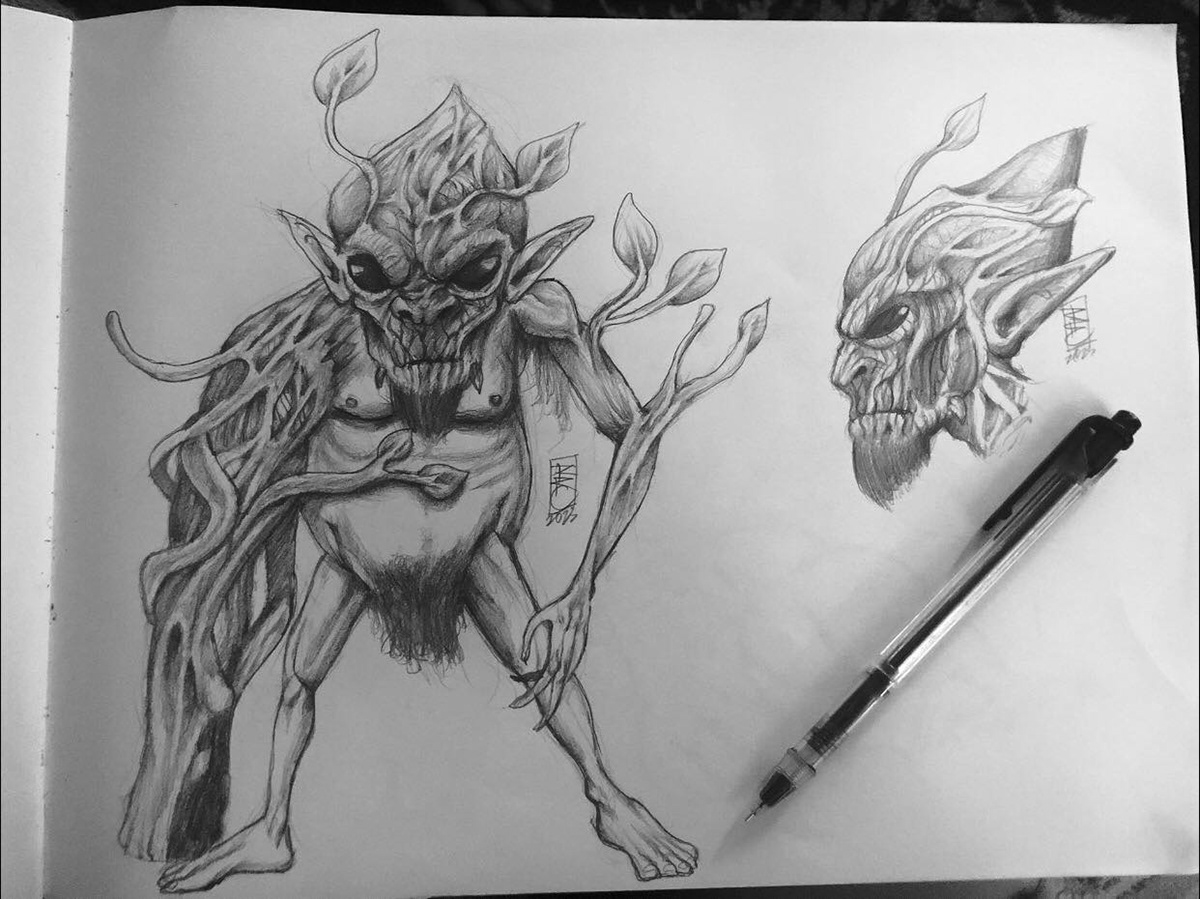 sketch Drawing  Character design  Pencil drawing pencil sketch black and white TRADITIONAL ART darkart traditional illustration