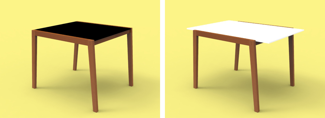 mesa expansível expansível mesa table expandible table expandible Madeira wood fórmica ts Felipe madeira brazilian design Brasil Design Brasileiro Brazil