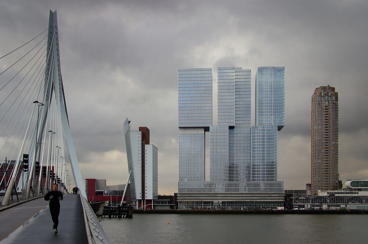Adobe Portfolio koolhaas Rotterdam vertical city Urban Vertical City OMA Amo