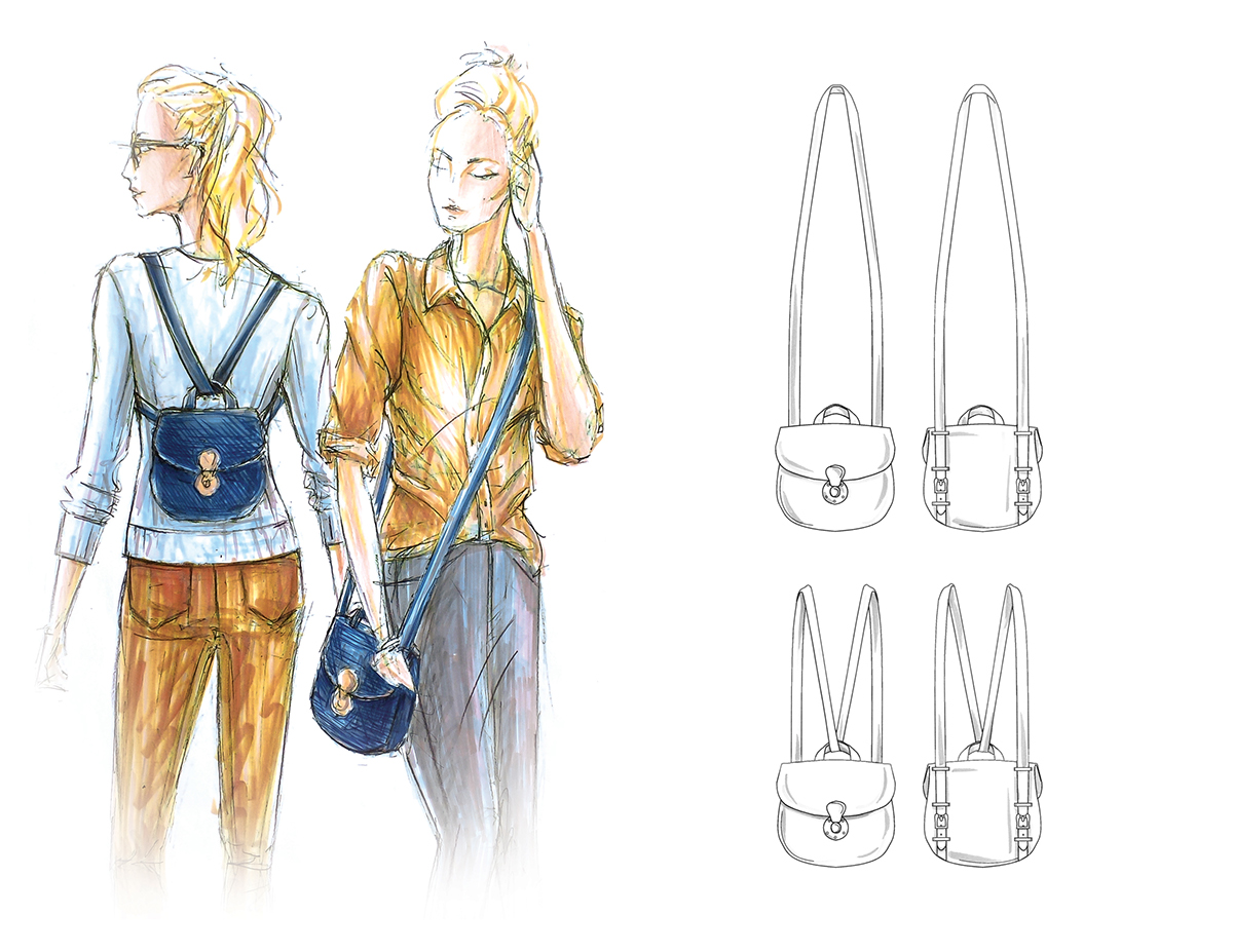 sketch bags accessory design