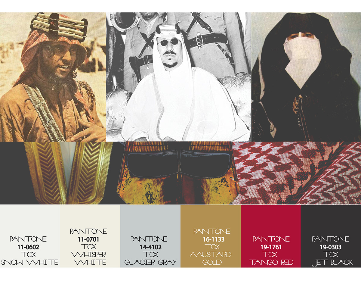 digital digital illustration fashion illustration Collection line Saudi Arabia art Contemporary Fashion saudi fashion Shemagh sahara desert arabia