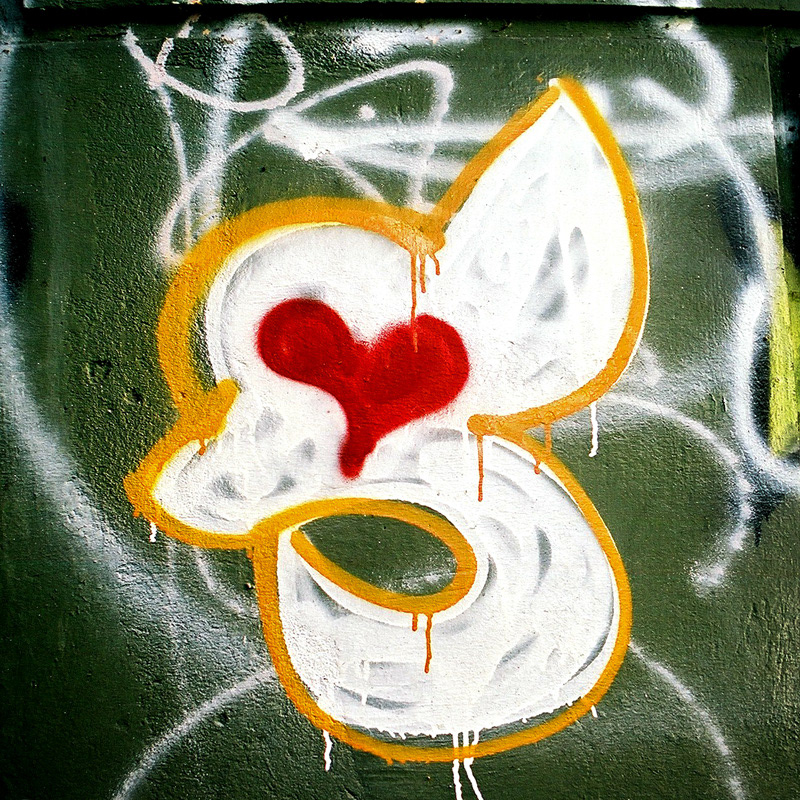 projekt 1til1 projekt 1:1 hjerter hearts streetart agnete schlichtkrull kærlighedserklæring Love