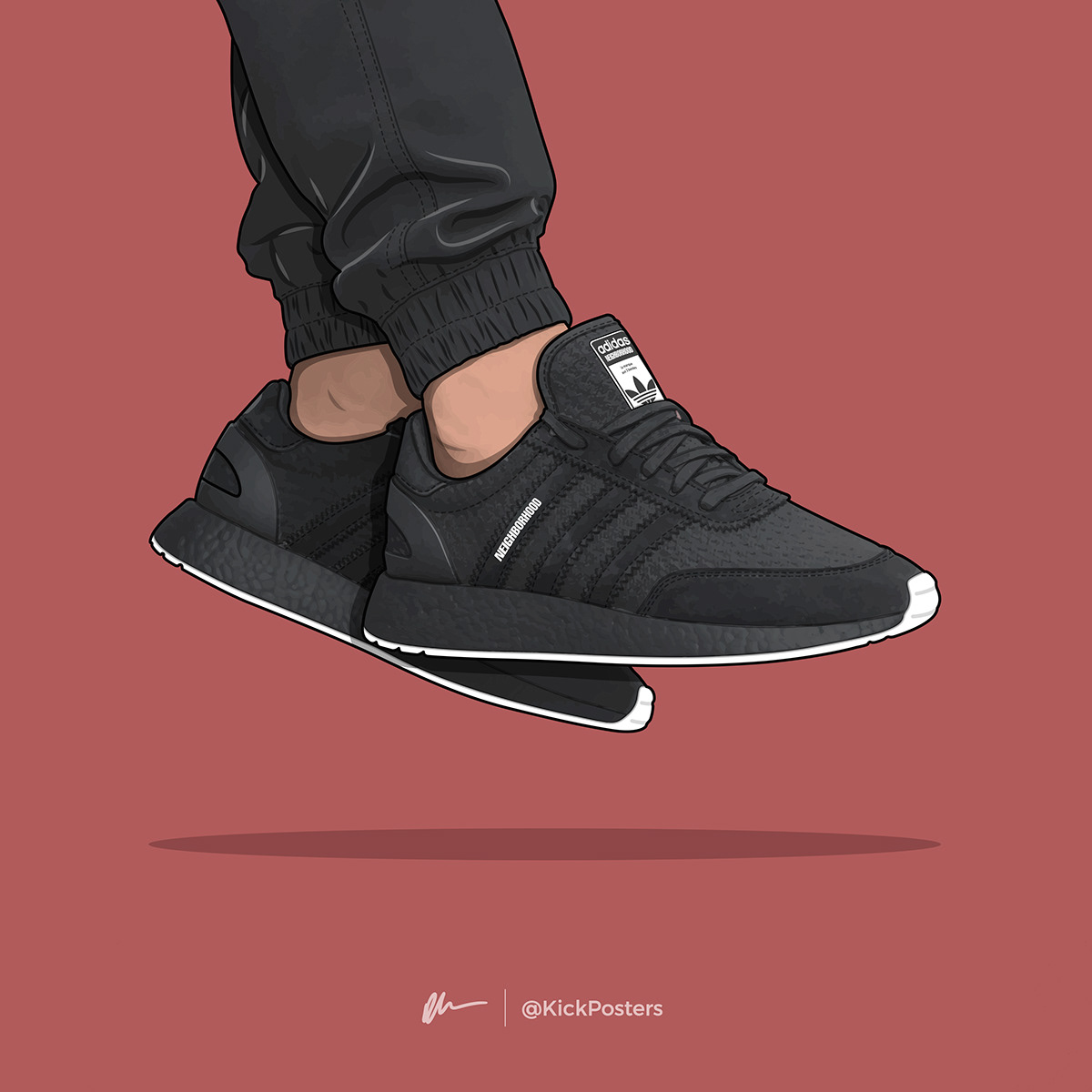 On Foot Sneaker Illustrations on Behance