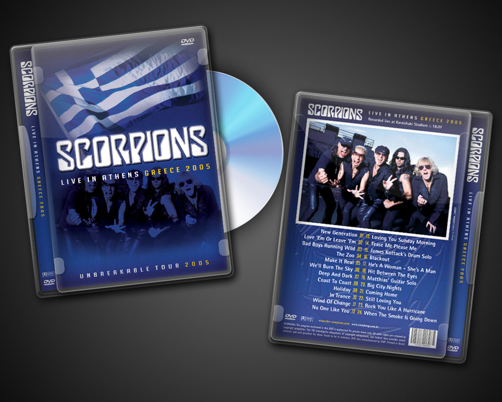 graphic design grafico capas DVD covers Scorpions bootlegs Fábio Léda