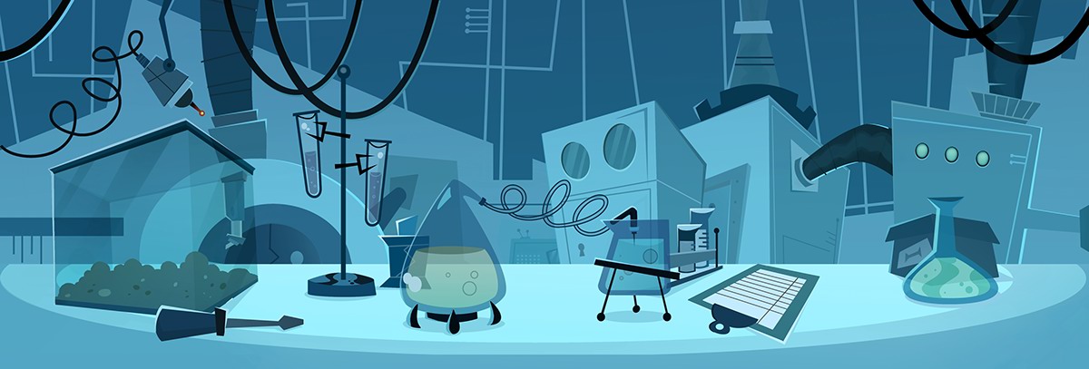 digital color cartoon network animation backgrounds Powerpuff Girls dexter labs