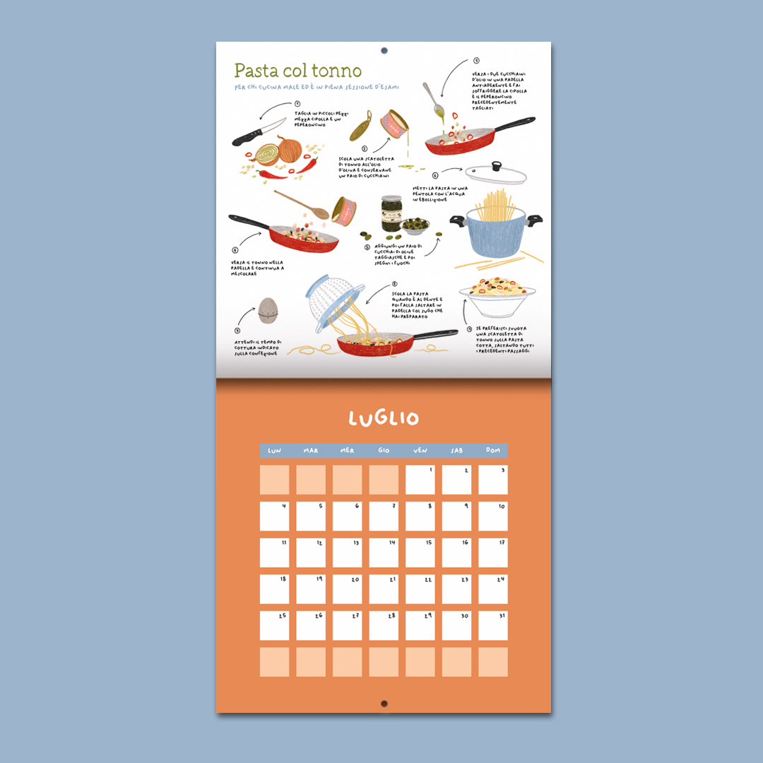 calendar calendar design ILLUSTRATION  recipe