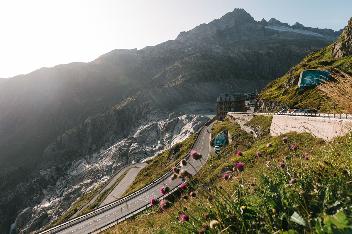 car alps mountains BMW Landscape commercial adventure DJI dolomites Switzerland