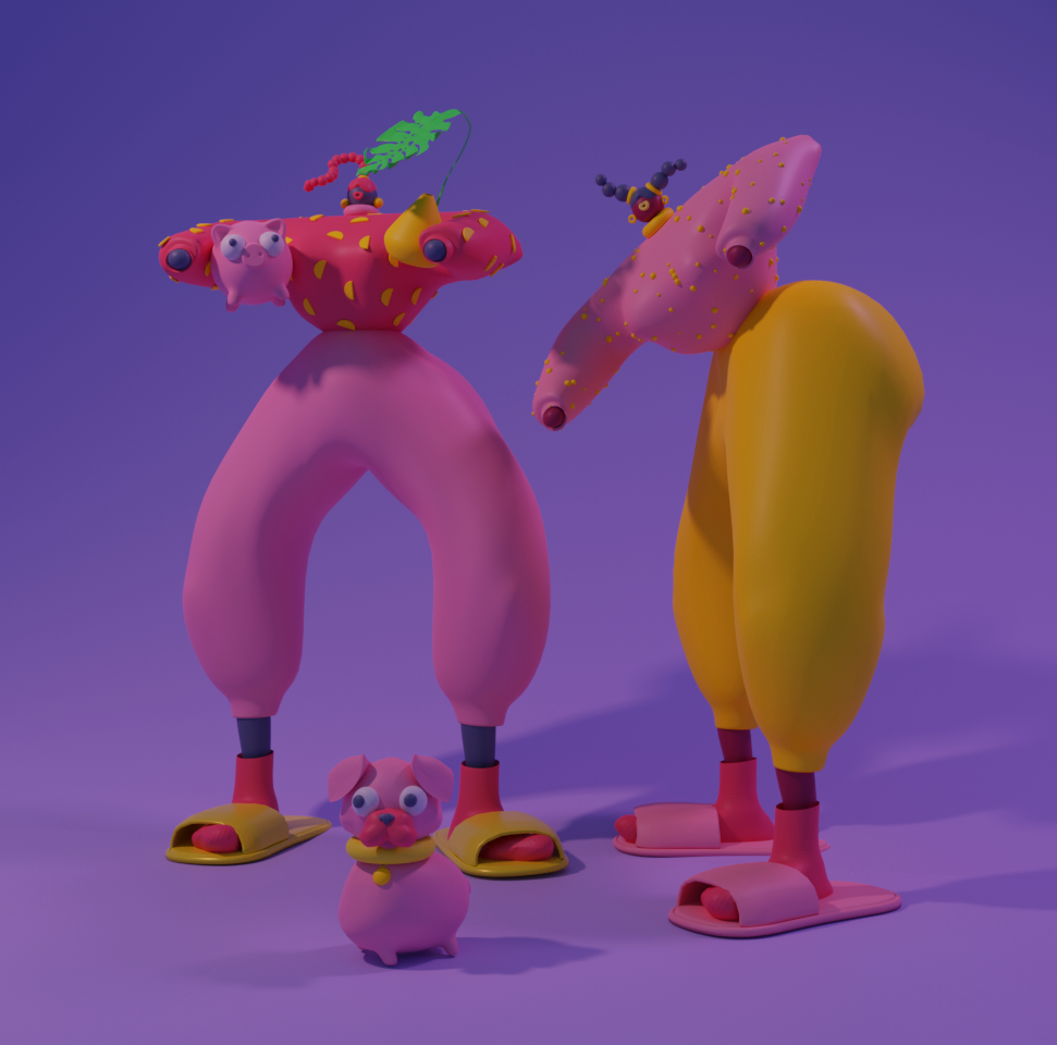 3D 3D illustration blender Character ILLUSTRATION 